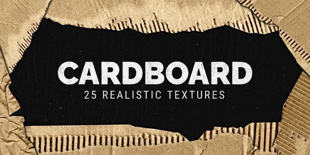 Realistic Cardboard Textures