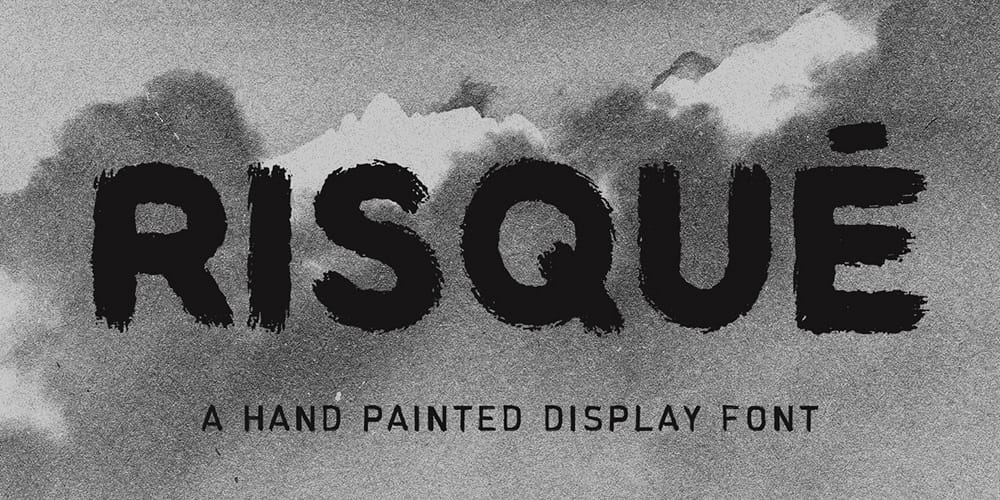 Risque Display Font