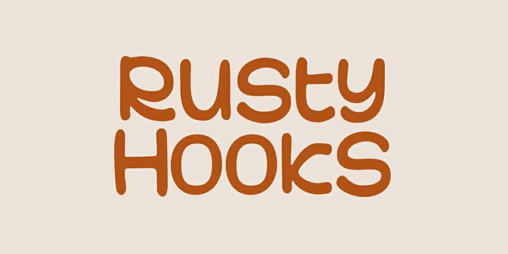 Rusty Hooks Font