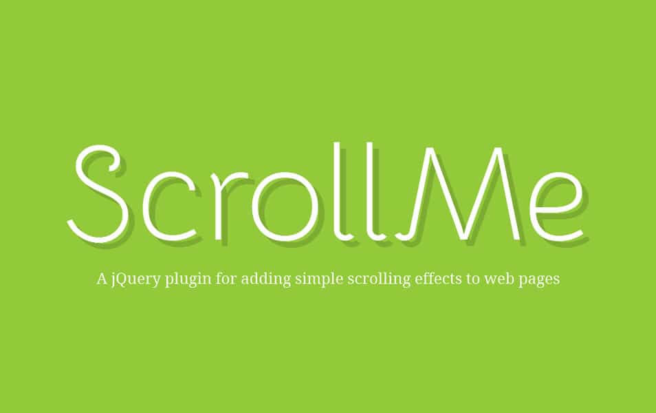 75+ Best jQuery Scrolling Plugins for Websites 6 ScrollMe