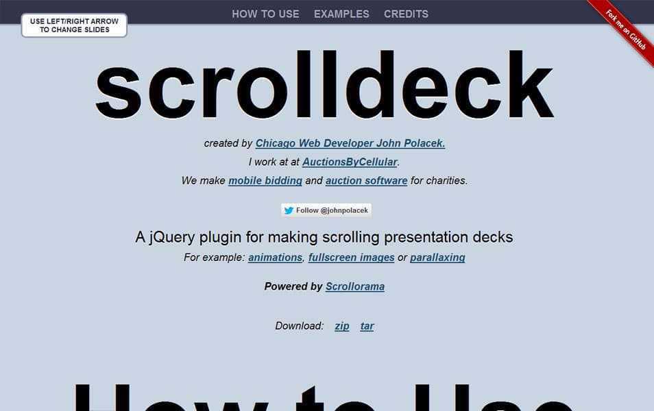75+ Best jQuery Scrolling Plugins for Websites 10 Scrolldeck