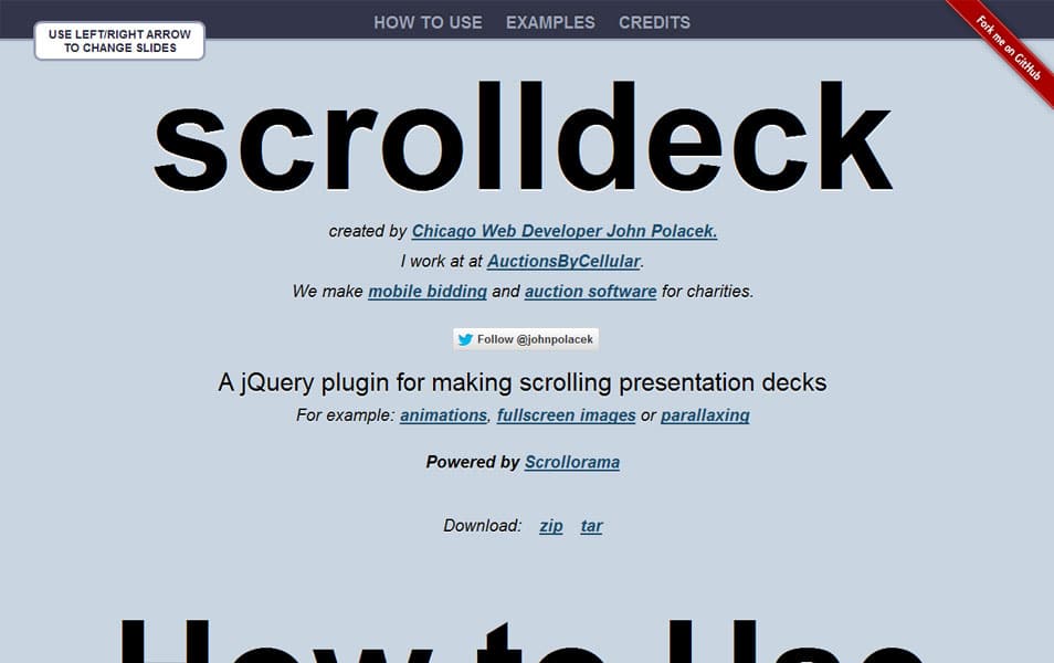 Scrolldeck