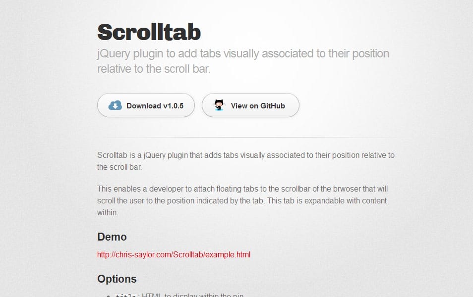 Scrolltab