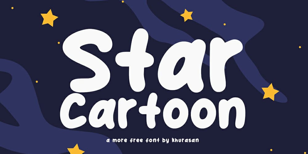 Star Cartoon Font