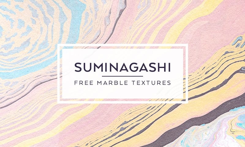 Suminagashi Marble Paper Textures