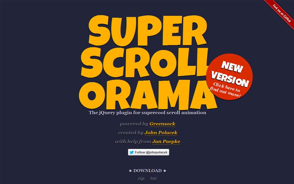 75+ Best jQuery Scrolling Plugins for Websites 14 Super scroll orama