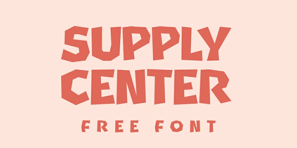 Supply Center Font