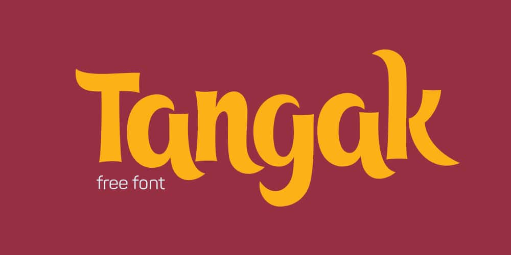 Tangak Display Font