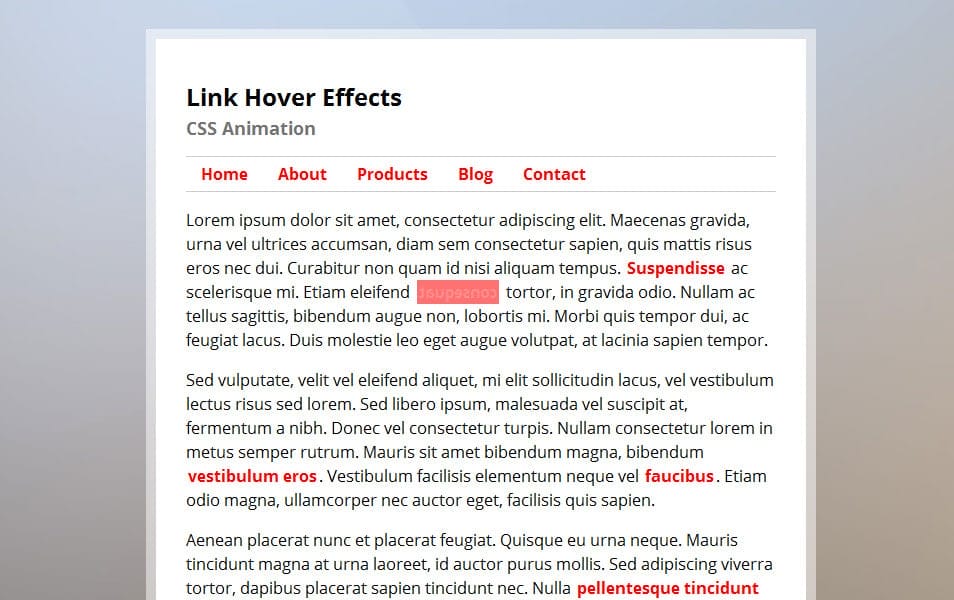 Text Hover Effects