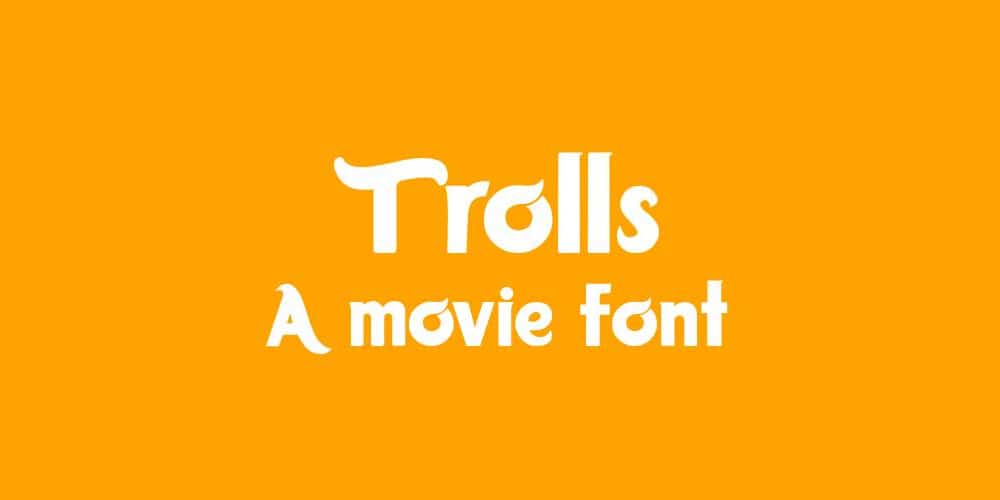 Trolls Font