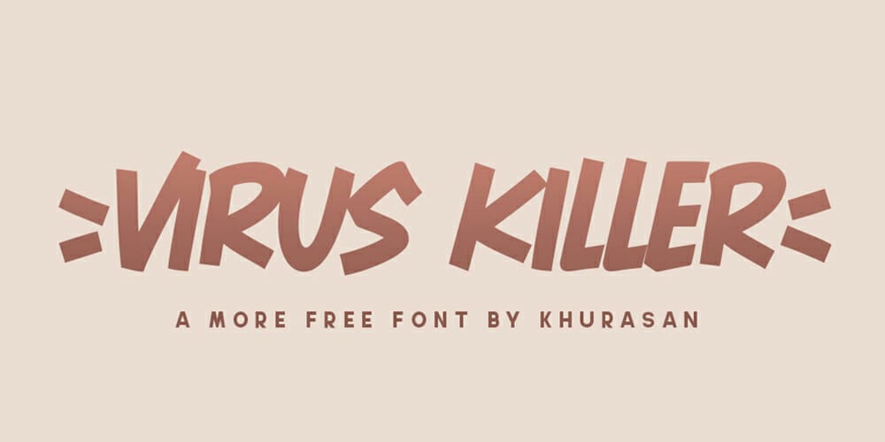 Virus Killer Font