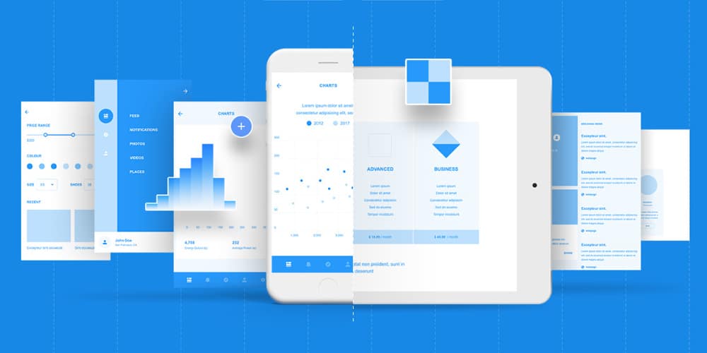 Wireframing Tools, Resources, Articles 32 Wires Free Wireframe Kit for Adobe XD