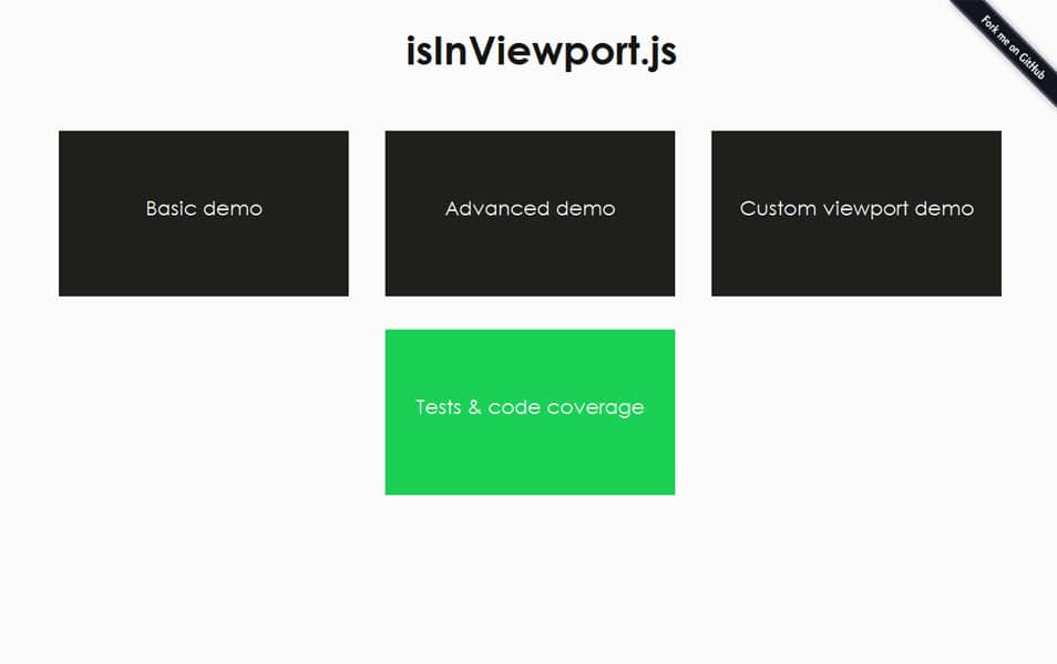 75+ Best jQuery Scrolling Plugins for Websites 43 isInViewport.js