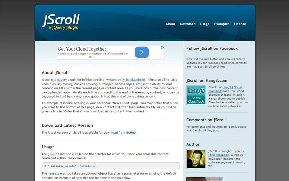 75+ Best jQuery Scrolling Plugins for Websites 47 jScroll