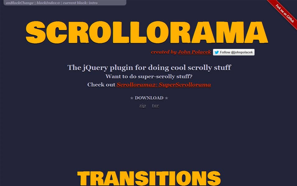 75+ Best jQuery Scrolling Plugins for Websites 12 scrollorama