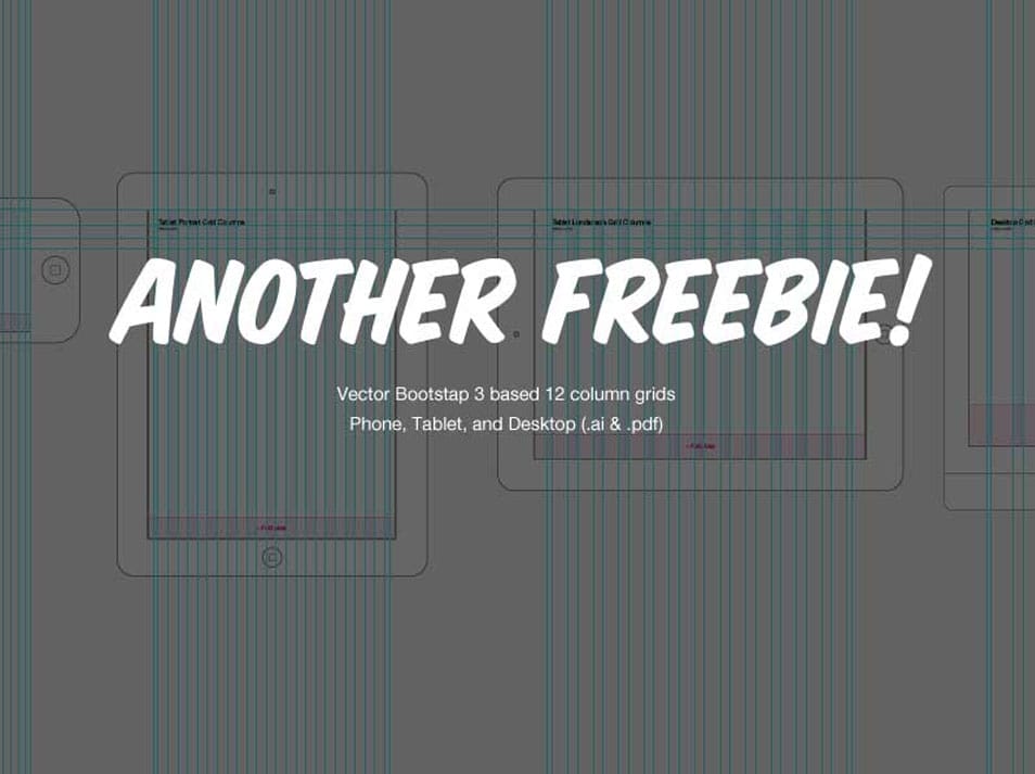 12 Column Vector Grid Draft (Mobile, Tablet, Desktop)