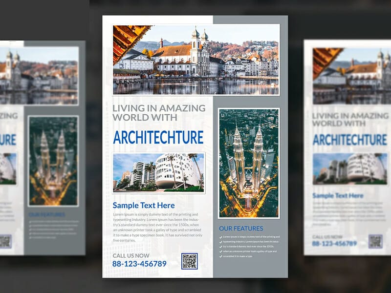 Best Free Flyer Templates 497 Architechture Flyer Design