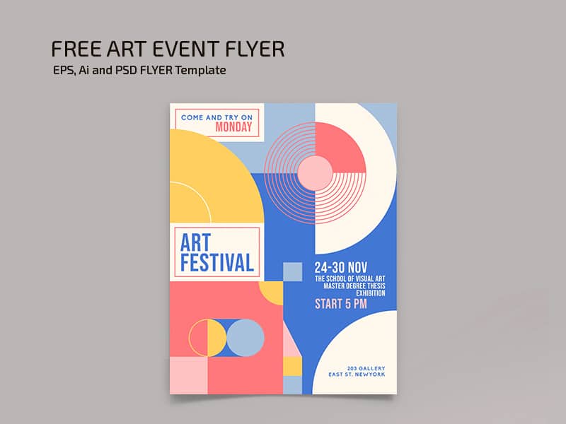 Best Free Flyer Templates 433 Art Event Flyer Template