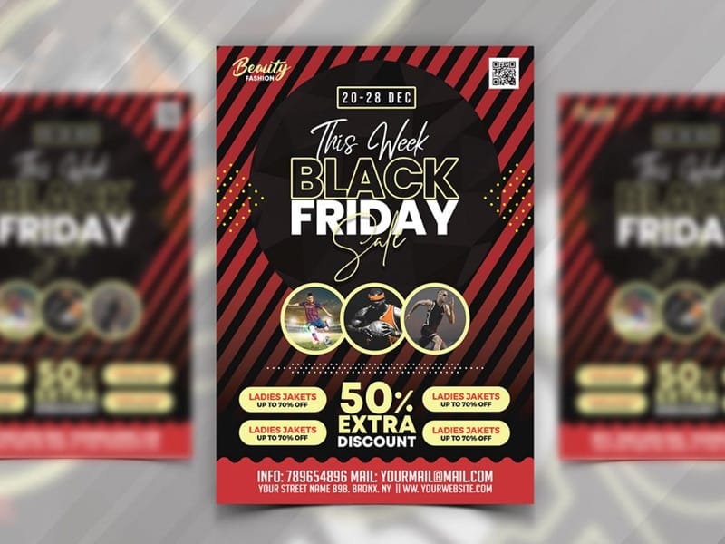 Best Free Flyer Templates 74 Black Friday Sale Promotional Flyer