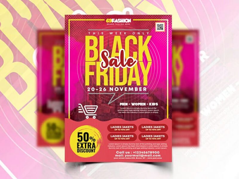 Best Free Flyer Templates 374 Black Friday Special Sale Flyer