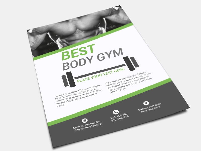Best Free Flyer Templates 250 Body Gym Flyer