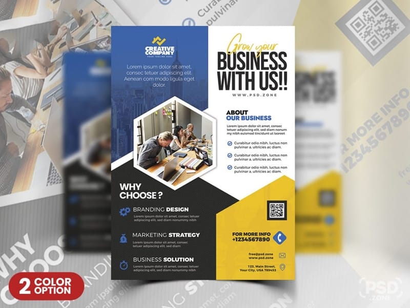 Best Free Flyer Templates 77 Business Advertisement Flyer Design PSD
