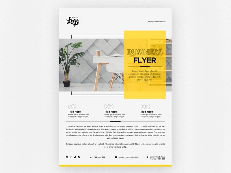 Business flyer template