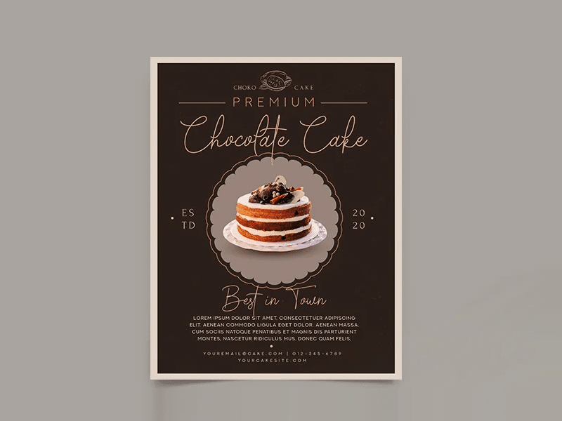 Best Free Flyer Templates 300 Cake FLyer Template