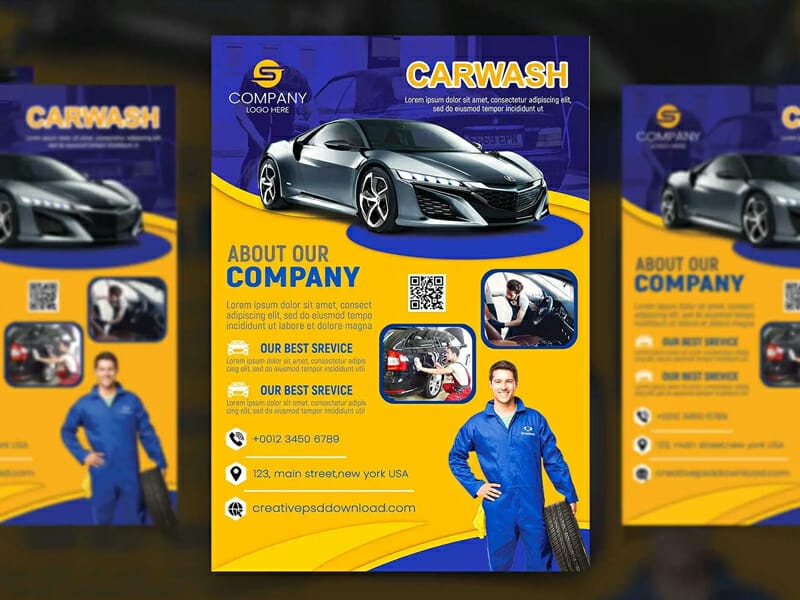 Car Wash Flyer Template