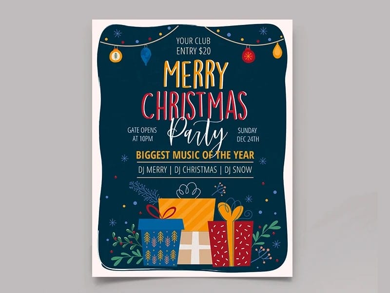 Best Free Flyer Templates 386 Christmas Flyer Template