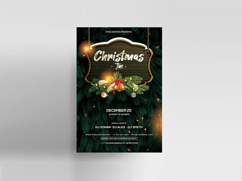 Best Free Flyer Templates 389 Christmas Time 2020 Flyer Template