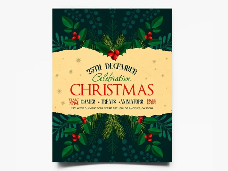 Best Free Flyer Templates 376 Christmas Flyer