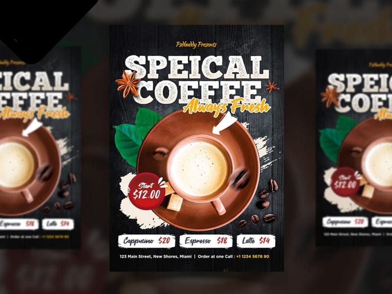 Best Free Flyer Templates 292 Coffee Flyer