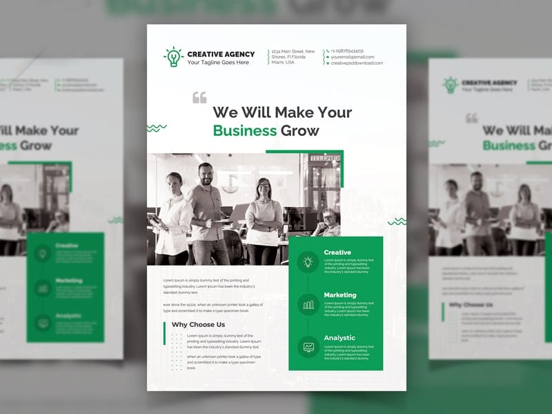 Best Free Flyer Templates 71 Corporate Creative Agency Flyer