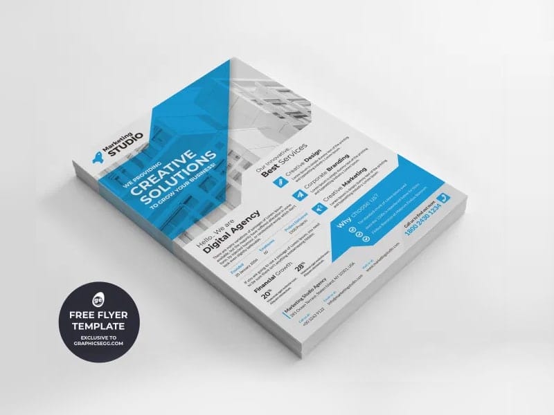 Best Free Flyer Templates 327 Corporate Multipurpose Flyer Template
