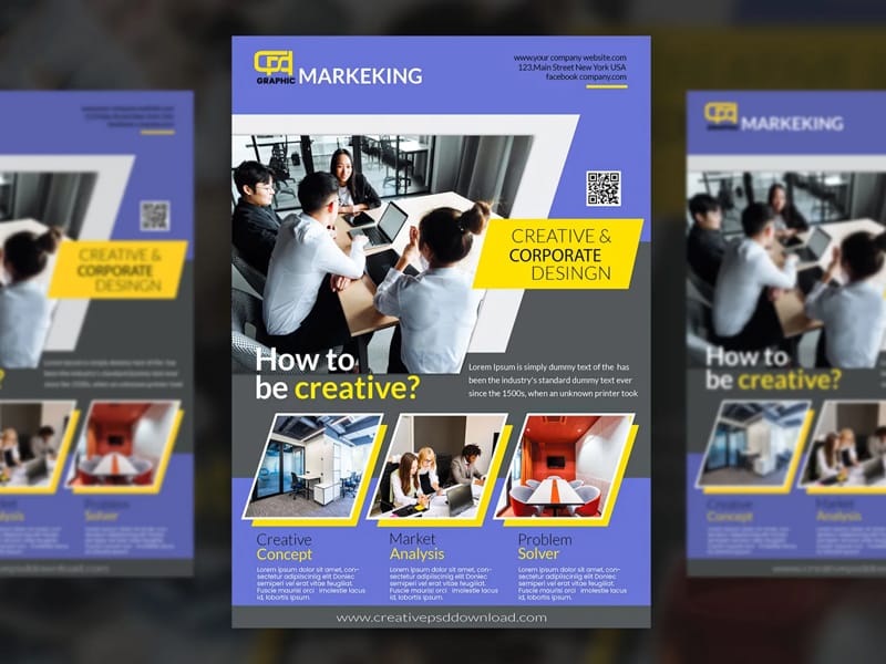 Best Free Flyer Templates 39 Creative Corporate Flyer Design