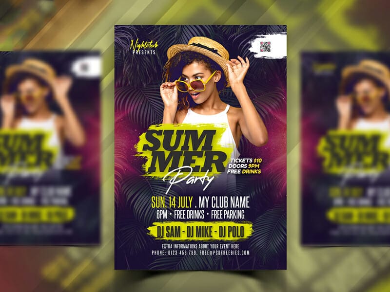 Creative Summer Event Flyer Template