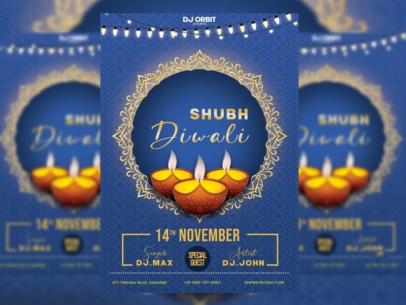 Best Free Flyer Templates 70 Diwali Sale Template