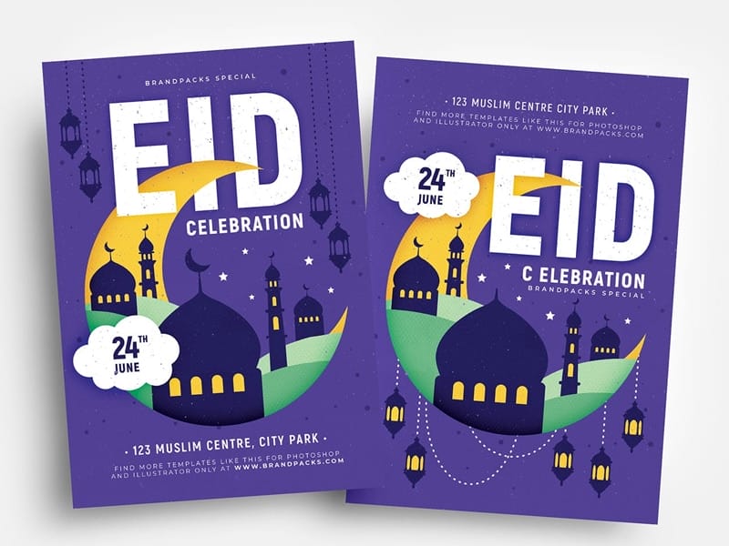 Best Free Flyer Templates 401 Eid Flyer Template