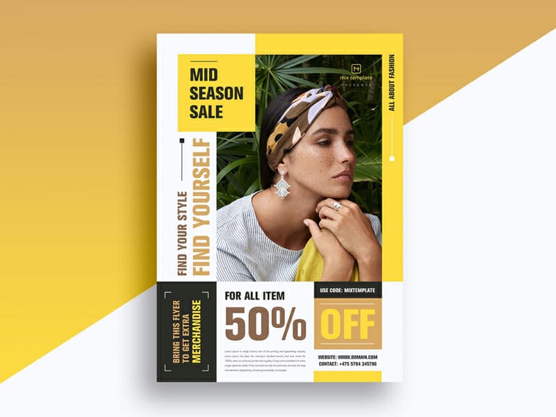 Best Free Flyer Templates 2 Fabulous Fashion Flyer Design Template