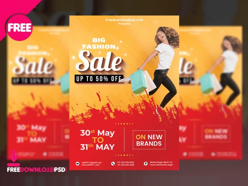 Best Free Flyer Templates 6 Fashion Sale Flyer