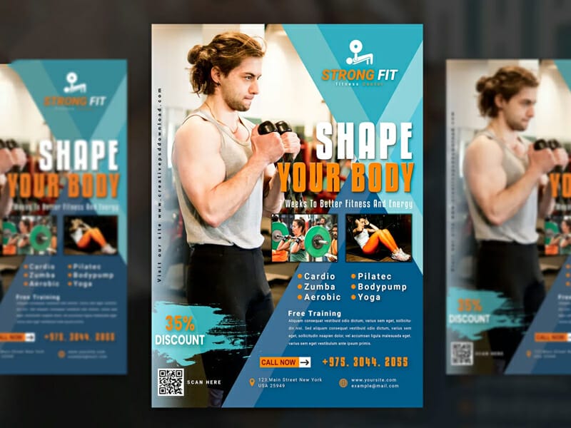Best Free Flyer Templates 137 Fitness Flyer Template