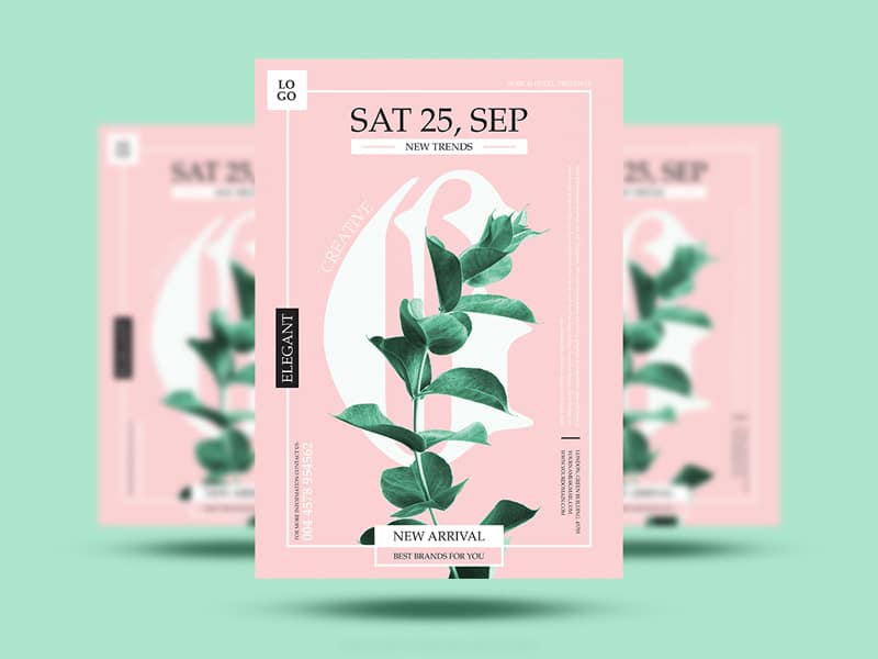 Best Free Flyer Templates 412 Free Green Flyer Design Template