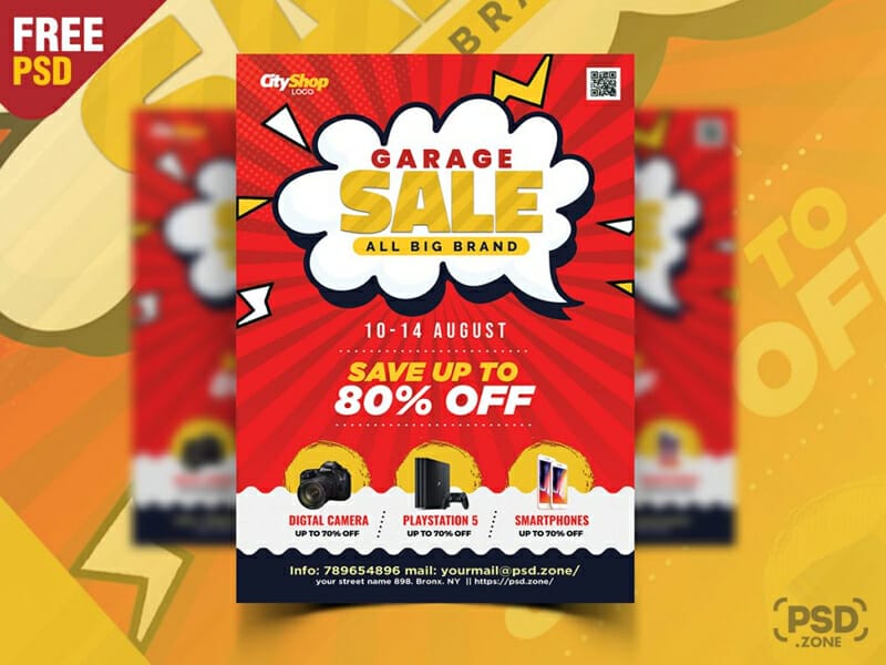 Best Free Flyer Templates 43 Garage Sale Shopping Flyer