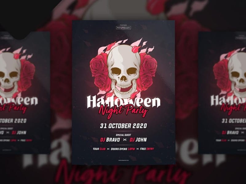 Best Free Flyer Templates 191 Halloween Party Flyer