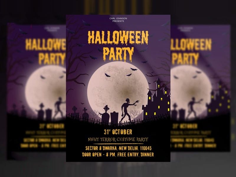 Best Free Flyer Templates 223 Halloween Party Flyer