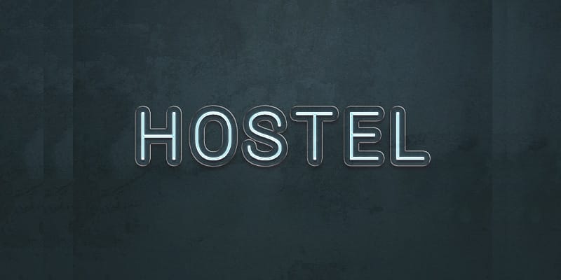 Hostel Text Effect