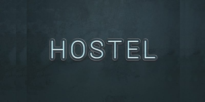 Latest Free Photoshop Text Styles & Effects 179 Hostel Text Effect