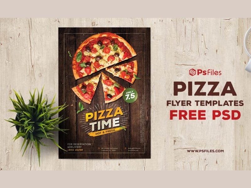 Hot Pizza Flyer Template