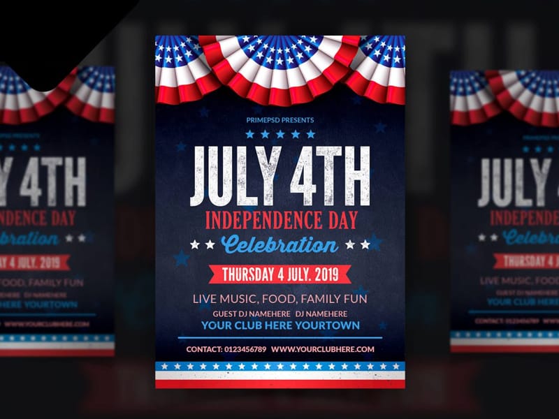 Best Free Flyer Templates 375 July 4th Flyer